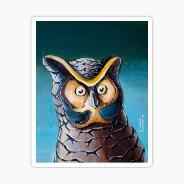 Great Horned Owl Sticker
