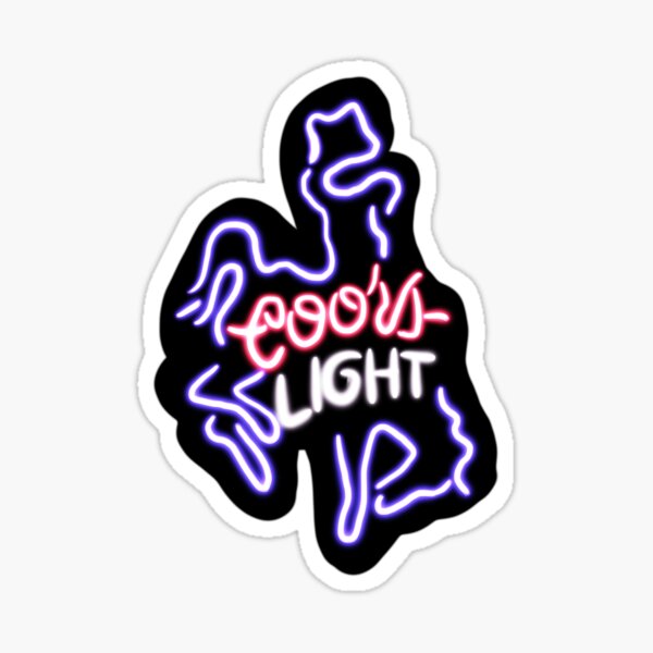 Coors Cowboy Sticker