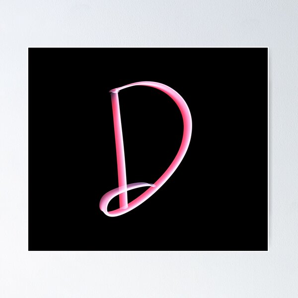 Fancy D Letters Posters for Sale