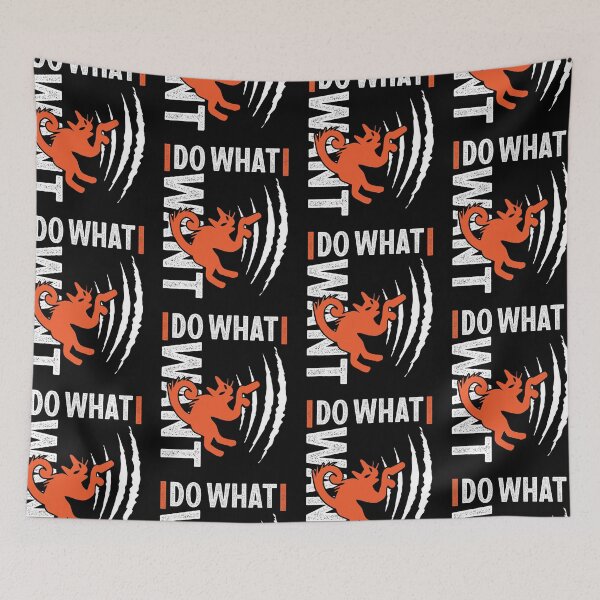 Item preview, Cat Scratch - I Do What I Want Surly Halloween Cat designed and sold by GravitiTees.