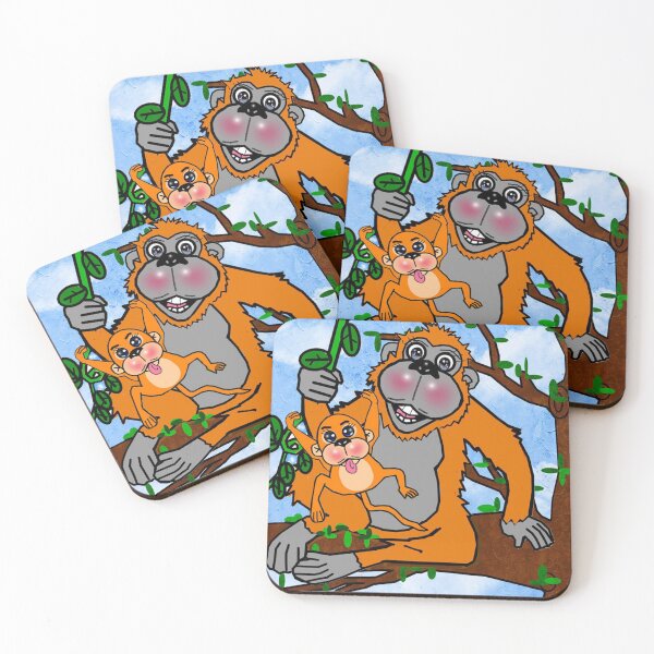 Item preview, Animal : Orangutans designed and sold by Shirley cute art .