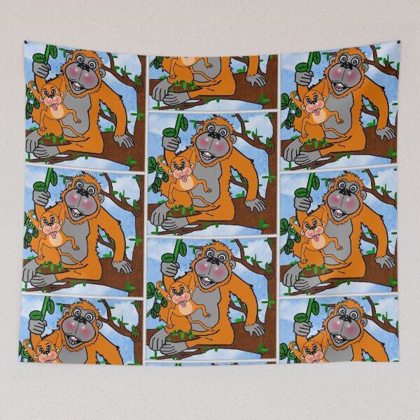 Item preview, Animal : Orangutans designed and sold by Shirley cute art .
