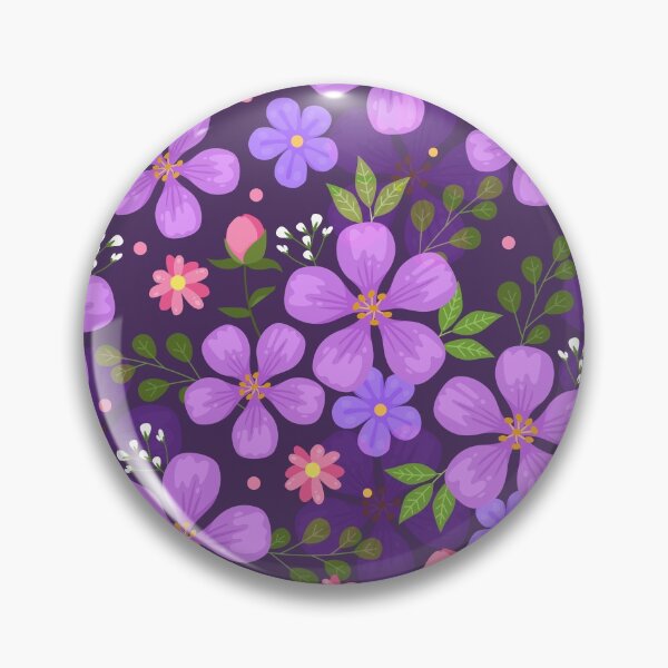 Item preview, Purple Flowers  designed and sold by Vector Scout Lab.