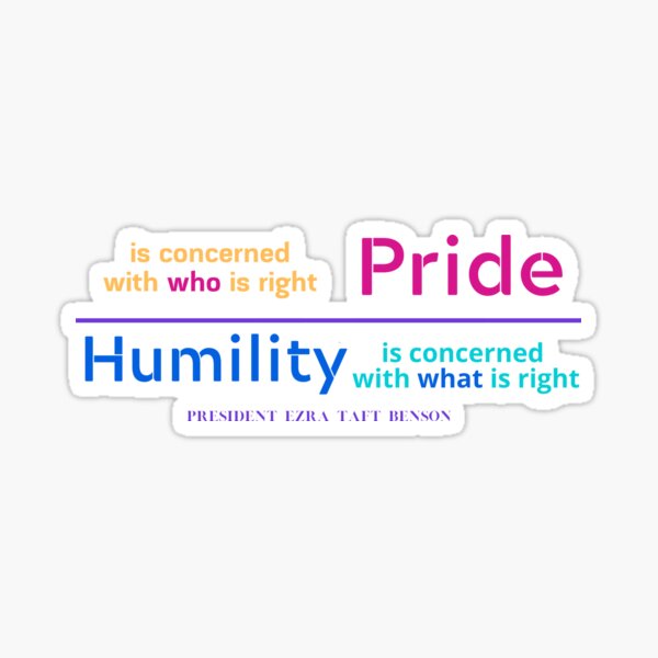 Item preview, Pride / Humility designed and sold by Heather Walton.