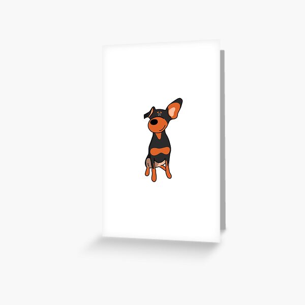 pinscher Greeting Card
