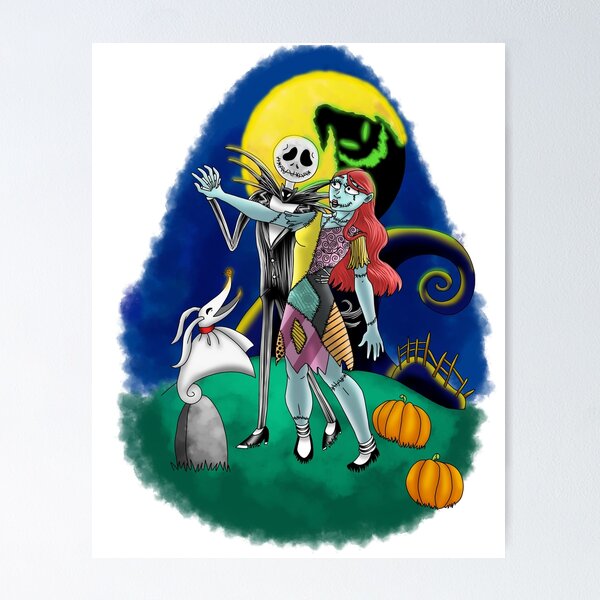 Item preview, Jack and Sally designed and sold by peachiekeenart.