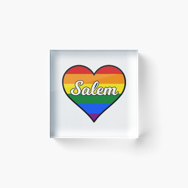 Item preview, Salem Oregon Gay Pride Heart designed and sold by fearcity.