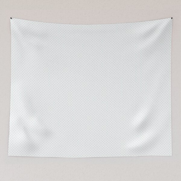 Item preview, White with Teal Blue polka dots pattern designed and sold by cabgodfrey.
