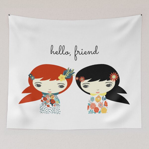 Item preview, Hello, Friend designed and sold by ruby + acorn.