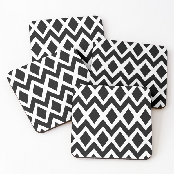 Item preview, Triangle Pattern in White and Black Design 91 designed and sold by Artnigel.