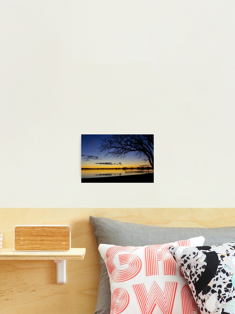 Thumbnail 2 of 3, Photographic Print, Sunset Reflection designed and sold by Randal.