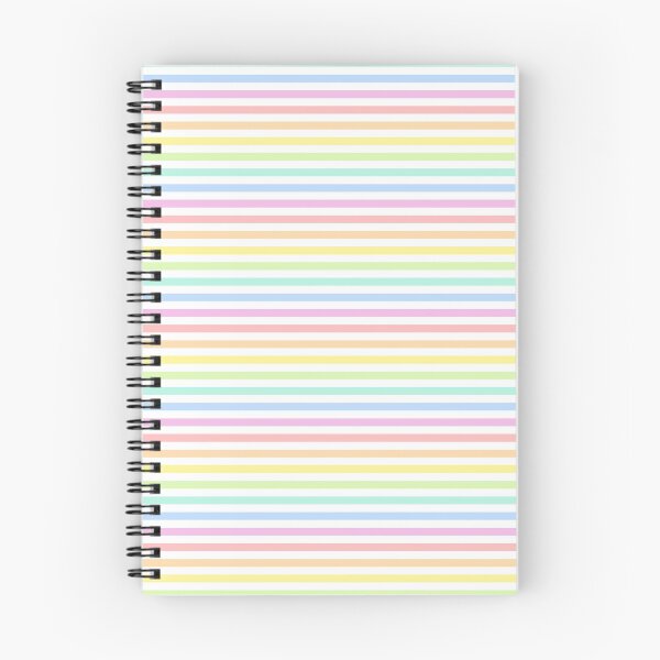 Item preview, Pastel Rainbow Horizontal Striped Pattern designed and sold by cabgodfrey.