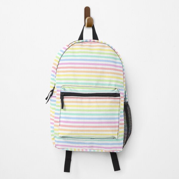 Item preview, Pastel Rainbow Horizontal Striped Pattern designed and sold by cabgodfrey.