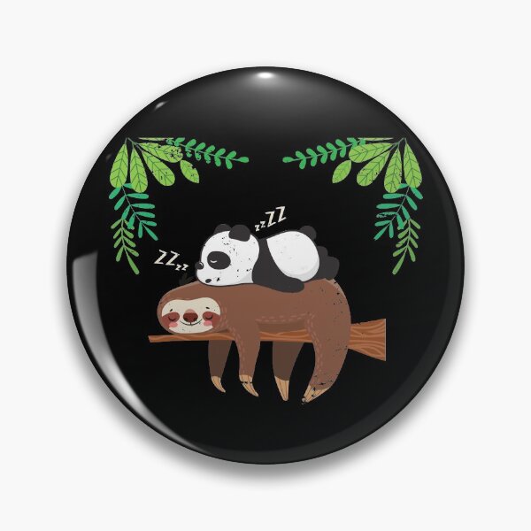 Artikelvorschau, Sleeping Panda Sloth entworfen und verkauft von bestshirtdesign.