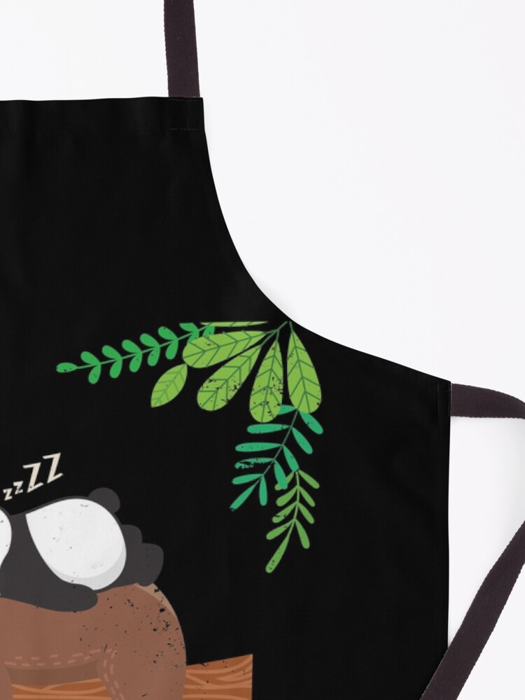 Alternate view of Sleeping Panda Sloth Apron