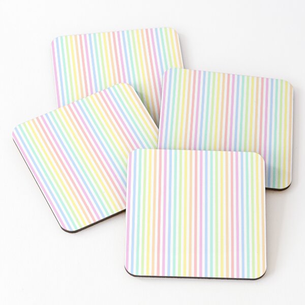 Item preview, Pastel Rainbow Vertical Striped Pattern designed and sold by cabgodfrey.