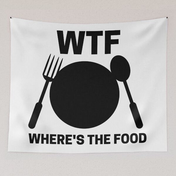 Item preview, WHERE'S THE FOOD designed and sold by Con Inspo.