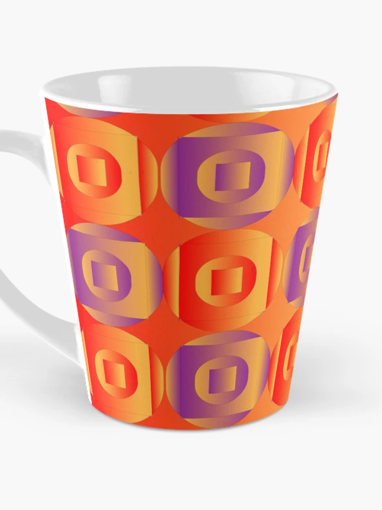 Thumbnail 3 of 4, Coffee Mug, Colorful Gradient Color Pattern designed and sold by Dream Wear.