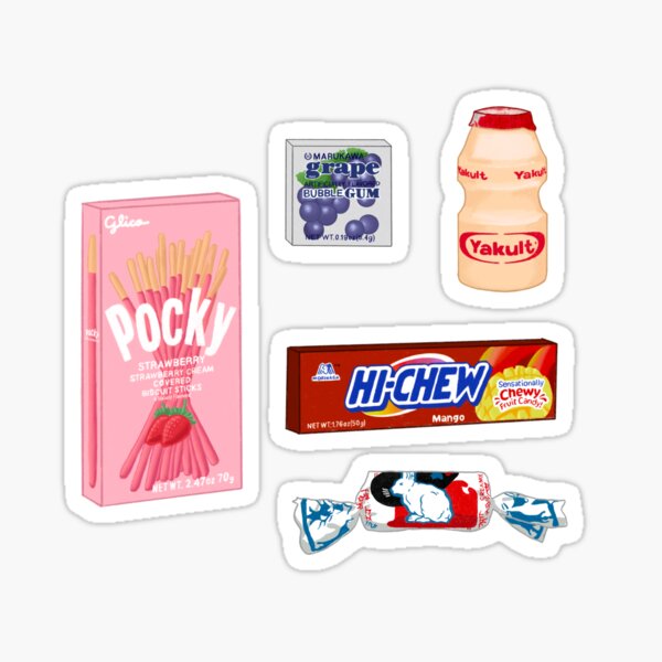 American Snack Sticker, American Food Stickers