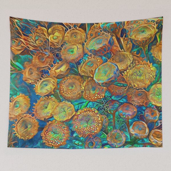 Item preview, Floral abstract designed and sold by blackhalt.