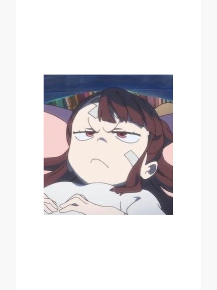 Anime Girl with Grumpy Green Eyes and Half Braided Dark Brown Hair ·  Creative Fabrica