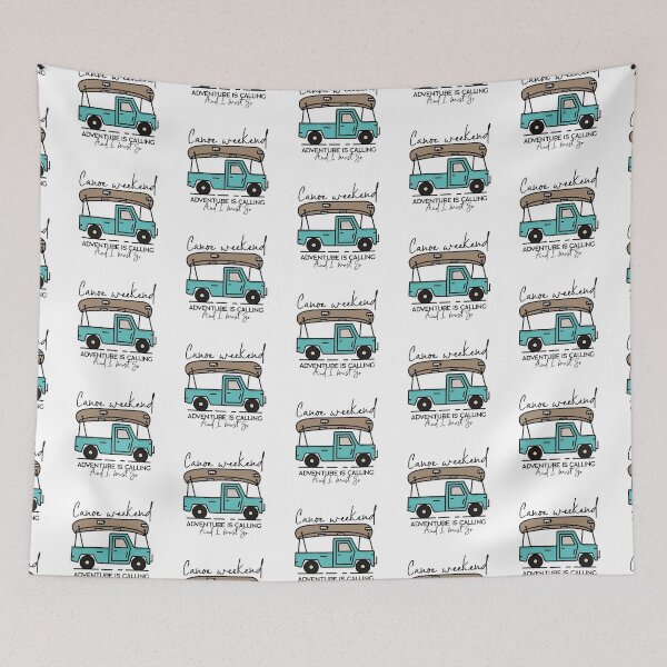 Item preview, Canoe weekend adventure is calling designed and sold by bubblediva.