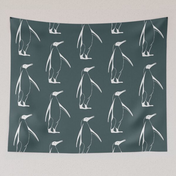 Item preview, Handdrawn white penguin bird designed and sold by EngineerGoC.