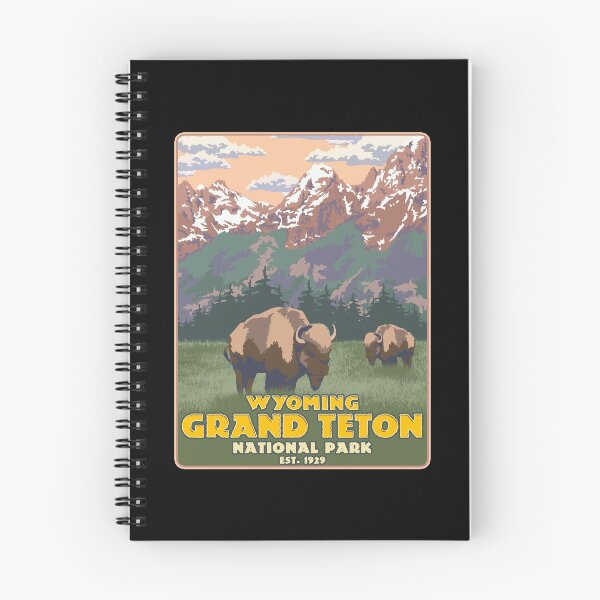 Artikelvorschau, Wyoming Grand Teton Nationalpark Bergwandern entworfen und verkauft von Mealla.