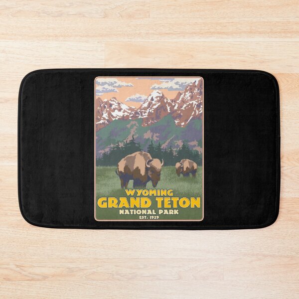 Item preview, Wyoming Grand Teton National Park Mountain Hiking designed and sold by Mealla.