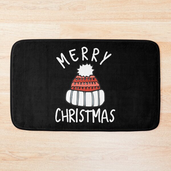 Item preview, Merry christmas pompom beanie designed and sold by Jenmag.