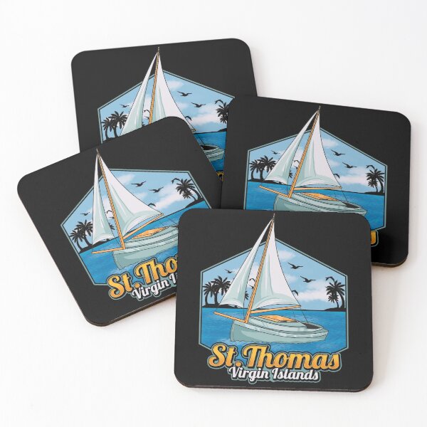 Artikelvorschau, St. Thomas Virgin Islands Segel Segeln Segler entworfen und verkauft von Mealla.