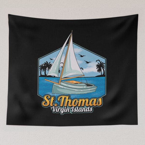Item preview, St. Thomas Virgin Islands Sail Sailing Sailor designed and sold by Mealla.