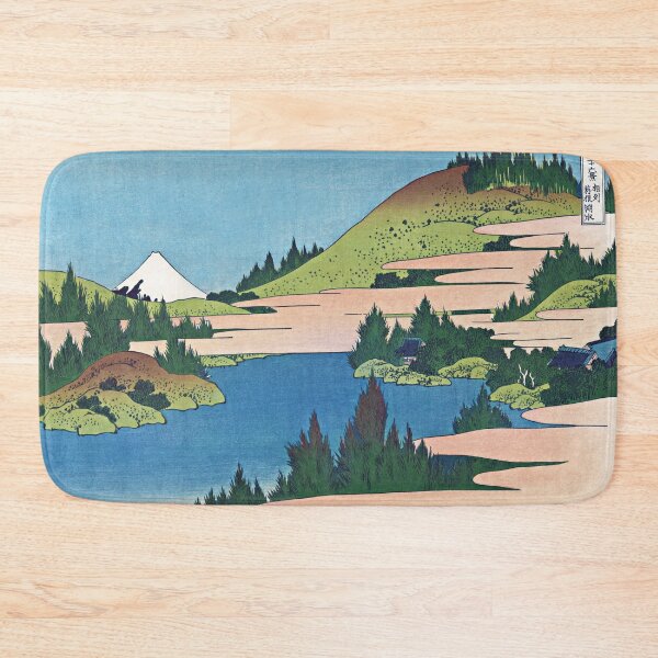 Item preview, The lake of Hakone in Sagami Province by Katsushika Hokusai designed and sold by Takeda-art.