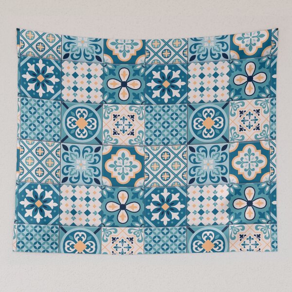 Item preview, Pattern  Quilt Design Blue designed and sold by Artcraft-Ink.