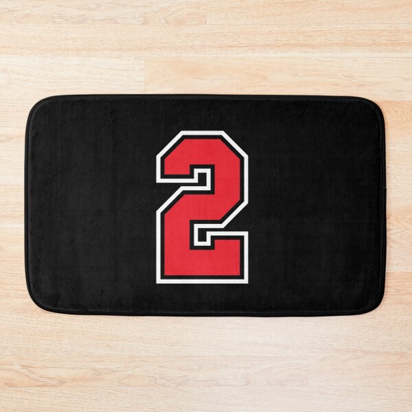 Item preview, 2 Black Red two Number Jersey designed and sold by infrontofyou.