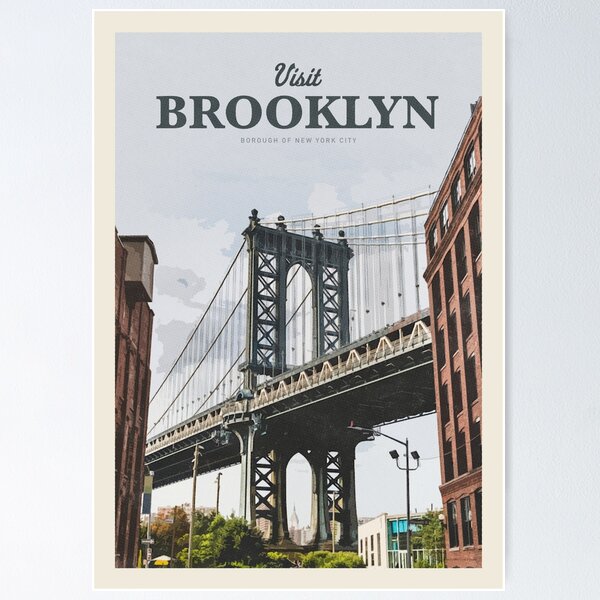 Item preview, Visit Brooklyn  designed and sold by CallumGardiner.