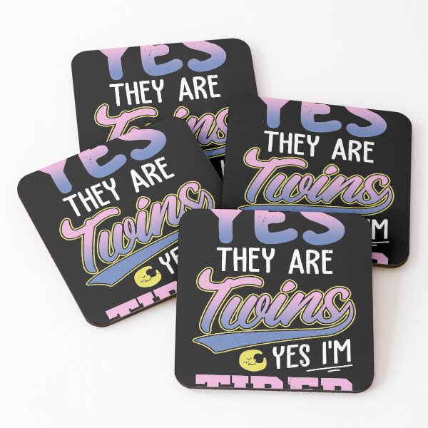 Item preview, Funny Yes They Are Twins Yes Im Tired design for Moms Dads product designed and sold by Lisbob.