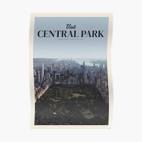 Visit Central Park Poster