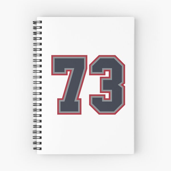 Item preview, 73 Navy Grey Red Sports Number Seventy-Three  designed and sold by HelloFromAja.