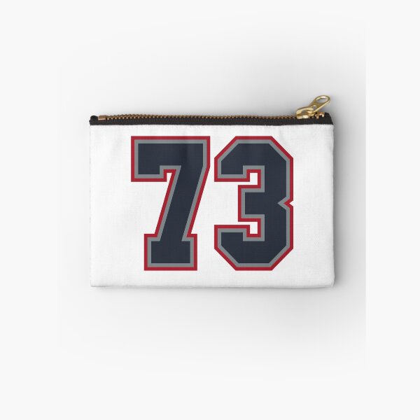 Item preview, 73 Navy Grey Red Sports Number Seventy-Three  designed and sold by HelloFromAja.