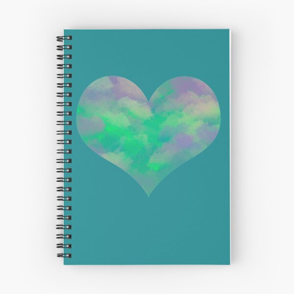 Item preview, Green Cotton Candy Pattern Heart Shape designed and sold by AMSonArt.