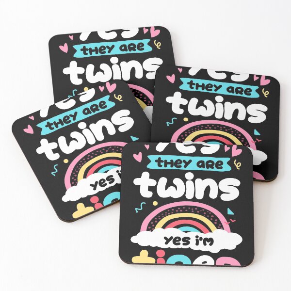 Item preview, Funny Yes They Are Twins Yes Im Tired design for Moms Dads design designed and sold by Lisbob.