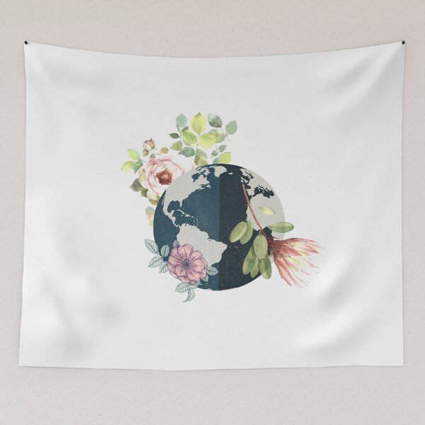 Item preview, floral earth designed and sold by Amalzaki.