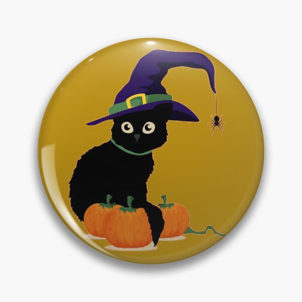 Artikelvorschau, Halloween Katze Klassiker entworfen und verkauft von thobealtaf.
