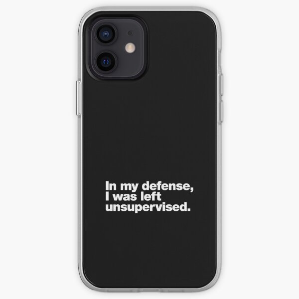 In my defense, I was left unsupervised. iPhone Soft Case