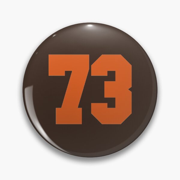Item preview, 73 Number Cleveland Sports Seventy-Three Brown Jersey designed and sold by HelloFromAja.