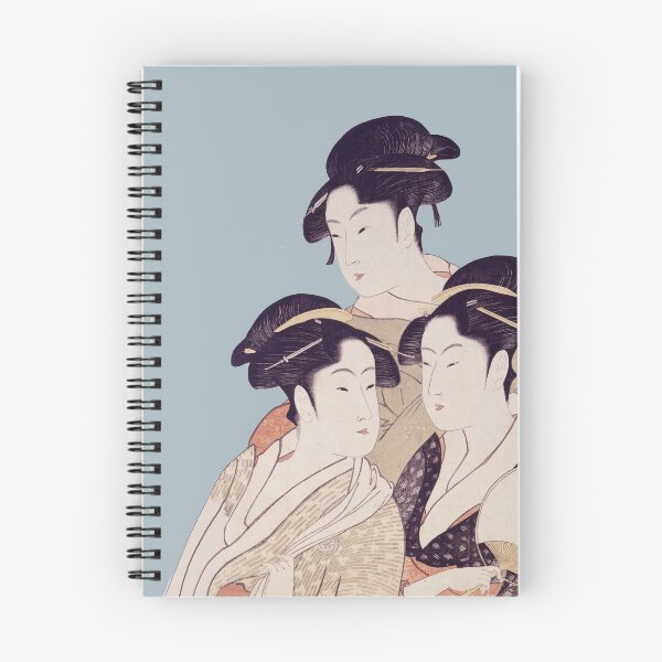 Item preview, Kitagawa Utamaro Toji san bijin Three Beauties of the Present Day designed and sold by Balbutian.