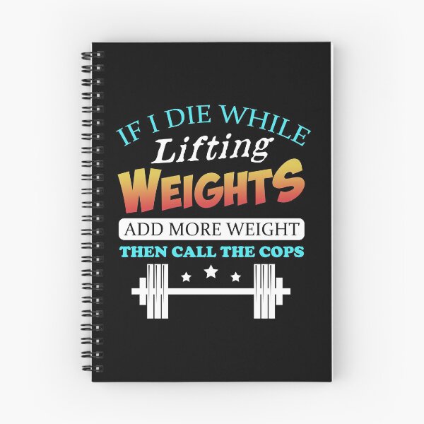 Item preview, Funny Workout Gym design If I Die Lifting Weights graphic designed and sold by Lisbob.