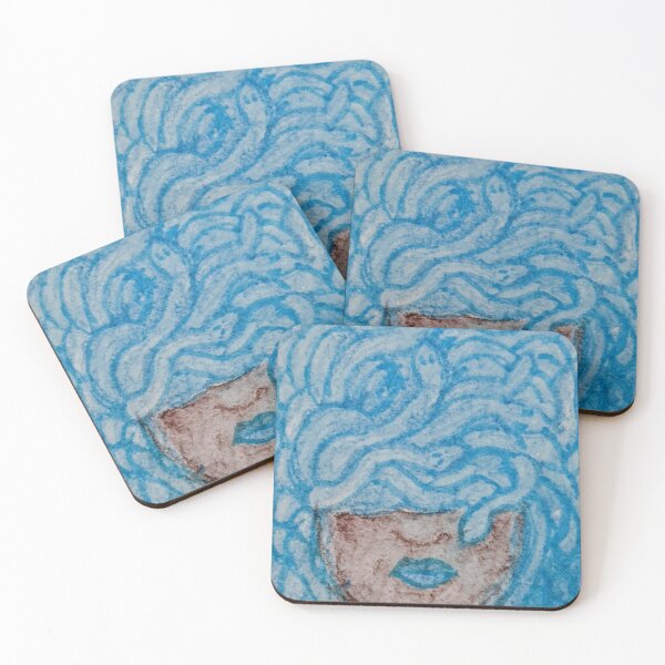 Item preview, Blue Medusa #2 designed and sold by PaintAlchemy.