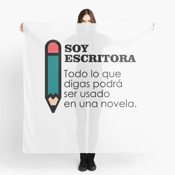 I'm a writer: everything you say can be used in a novel Scarf